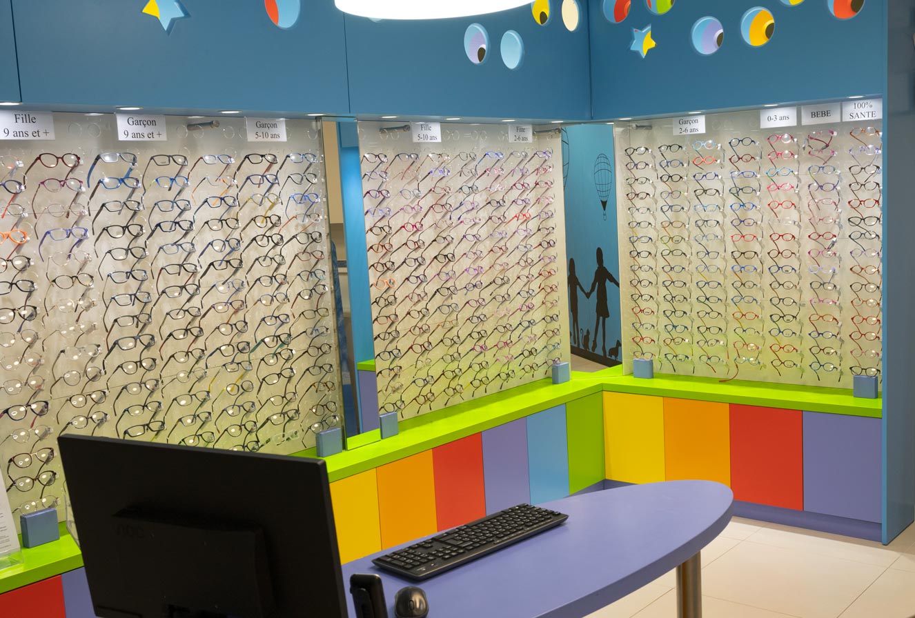 Présentoirs lunettes de vue pour enfant