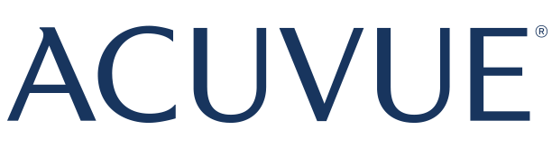 Logo de la marque de lunettes Acuvue